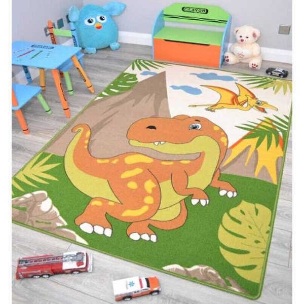 Zoomie Kids Kids Dinosaur Rug Wayfair.co.uk